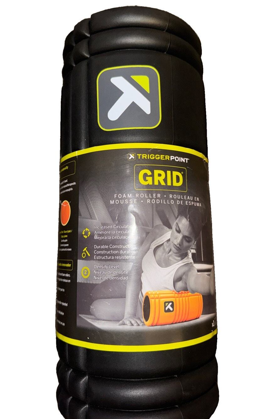 NEW Trigger Point Performance TPT-GRDBW The Grid Black Foam Roller - Black
